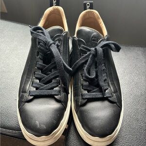 Chloe Womens Black Sneakers